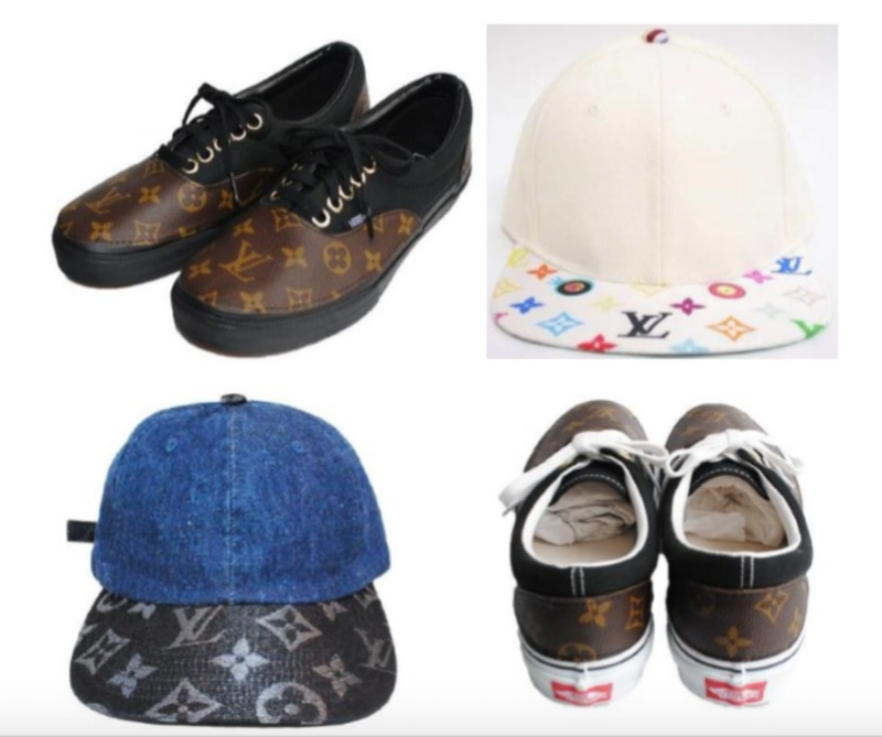 Custom Made Louis Vuitton Vans, - Custom made using