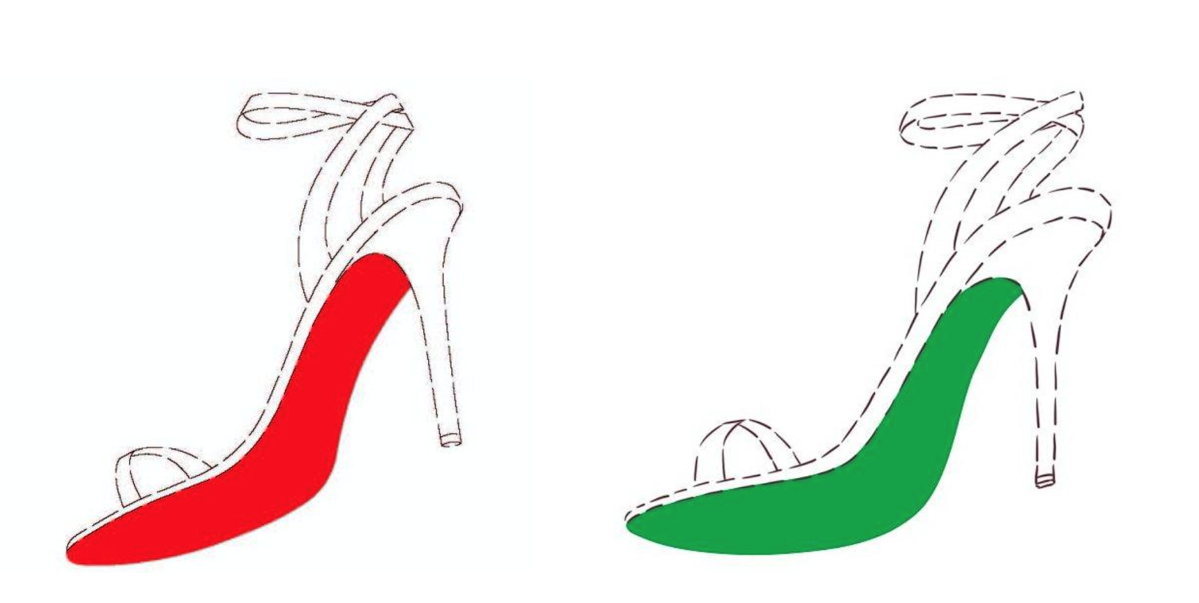 louboutin red sole trademark