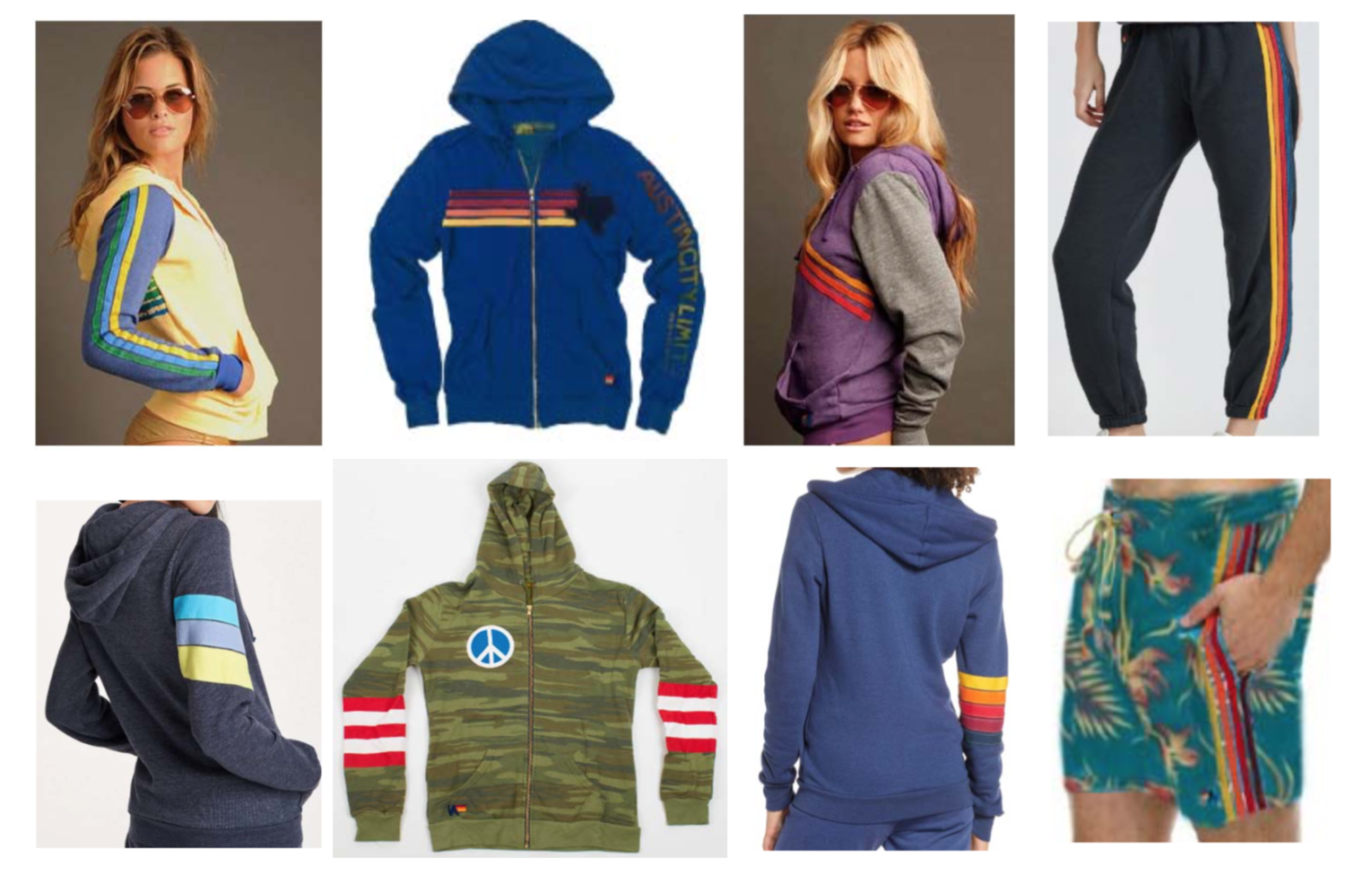 Some of Aviator Nation’s apparel