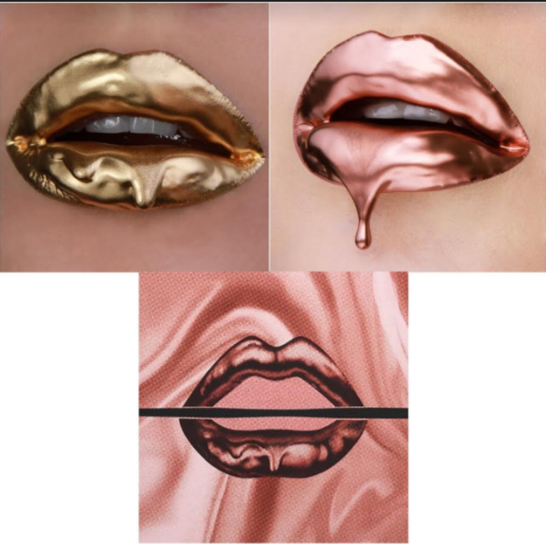  Vlada Haggerty's work (above) & Make Up For Ever's logo (below) 