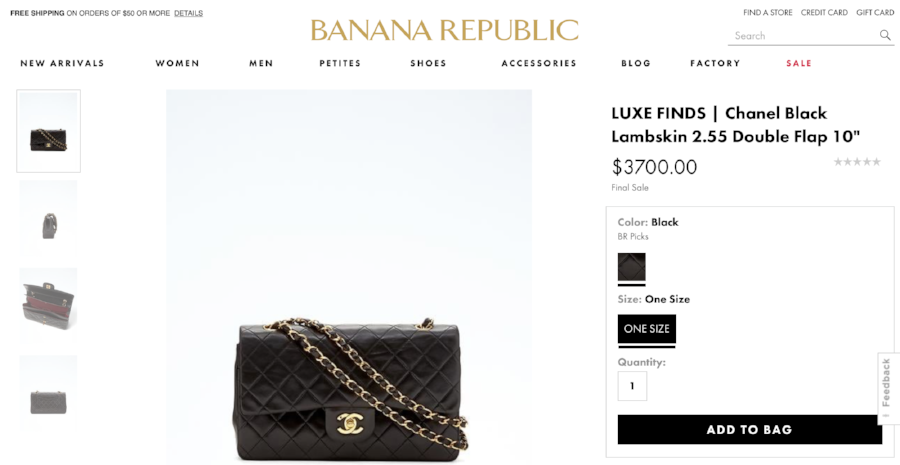 Banana Republic is Selling Sweaters with a Side of Chanel and Hermès ...