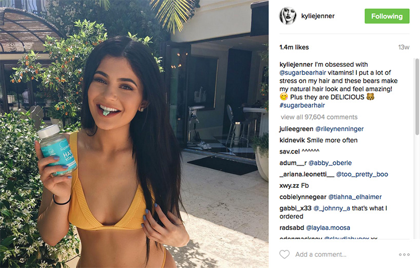 image: @kyliejenner Instagram