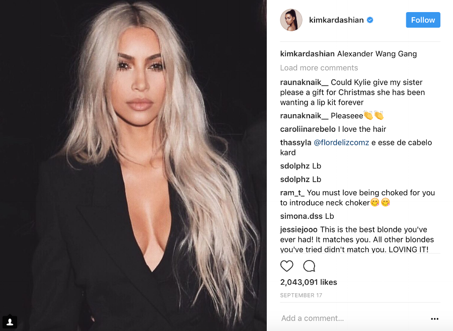 image: @kimkardashian Instagram
