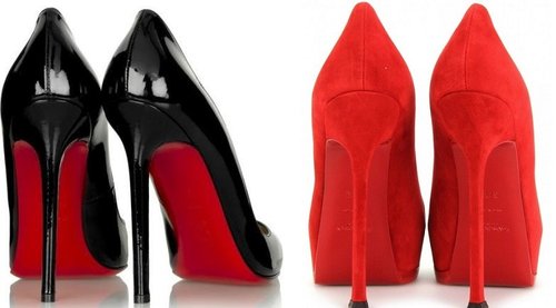 red ysl shoes