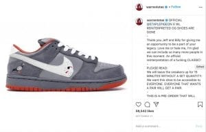 Nike Prevails in Preliminary Injunction Quest Over Allegedly Infringing Warren Lotas Sneakers