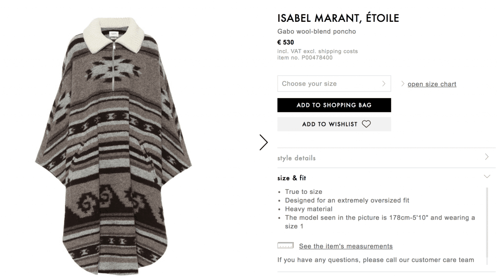 Vend om bekræfte Overtræder Isabel Marant Cape Draws Claims of Cultural Appropriation from Mexican  Culture Ministry - The Fashion Law