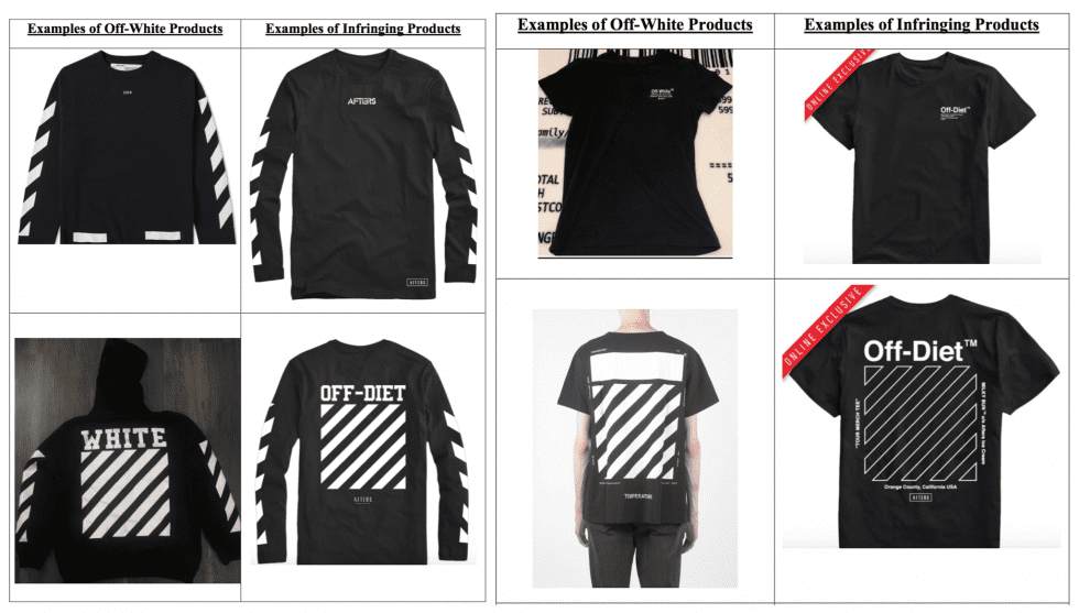 Afters Ice Cream Responds to  Off-White Lawsuit, Claims "Off-Diet" Tees and Other Merch is Parody