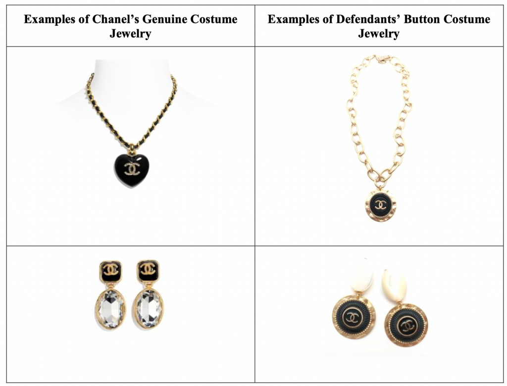Chanel is Suing an Accessories Company Over Jewelry Made from Authentic  Logo-Bearing Buttons - The Fashion Law