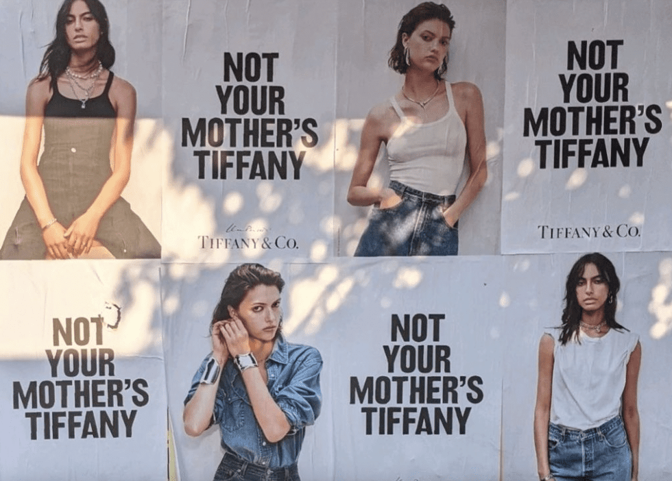 A Tiffany & Co. ad campaign 