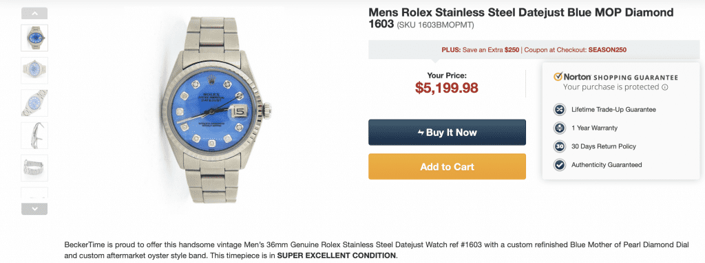 Modified Rolex lawsuit