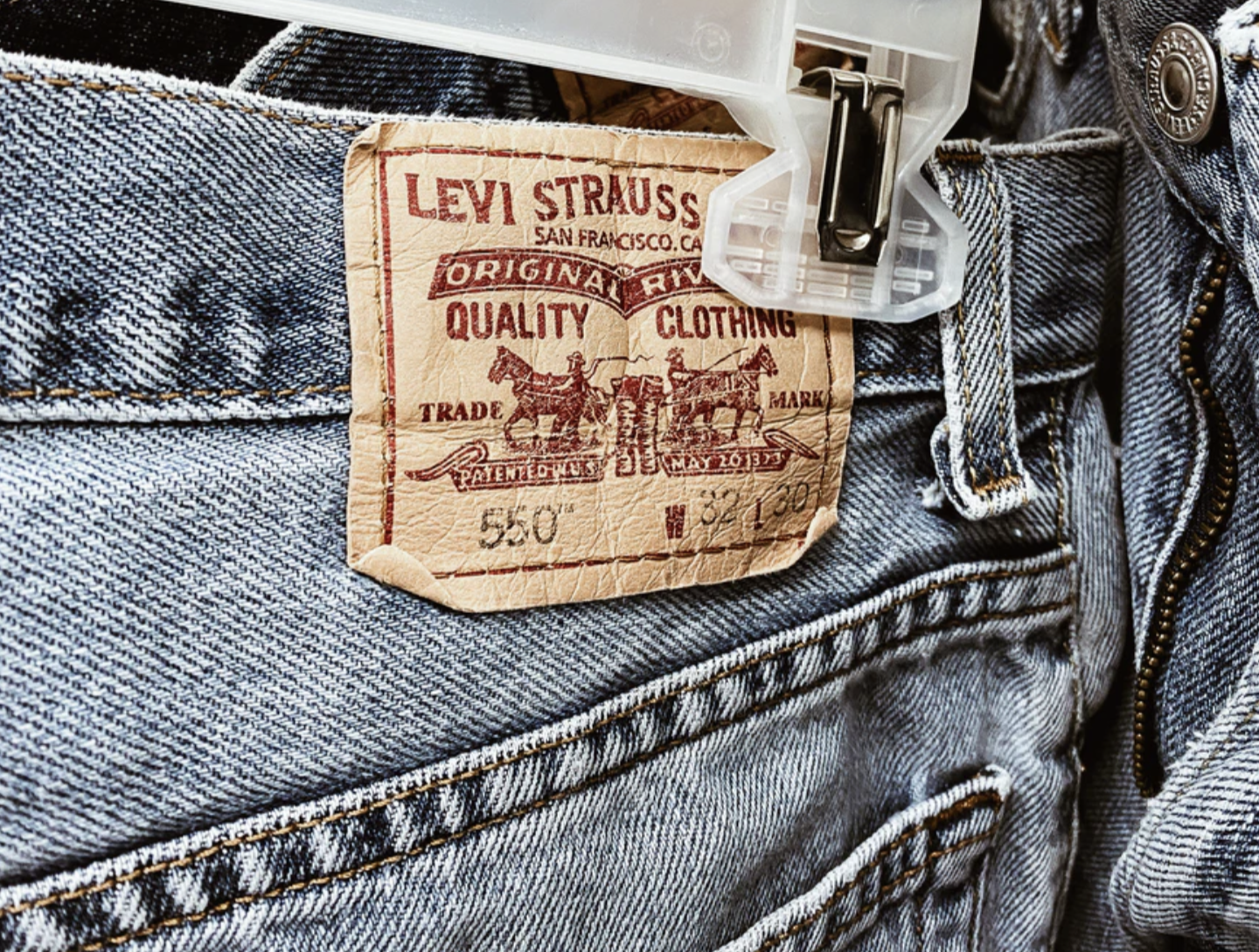 Levi s orange tab shop history