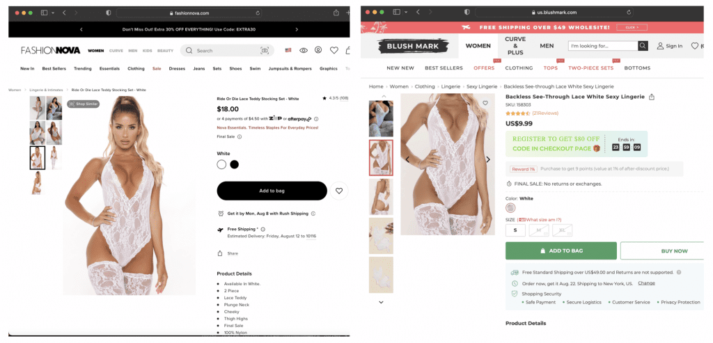 Fashion Nova Lawsuit