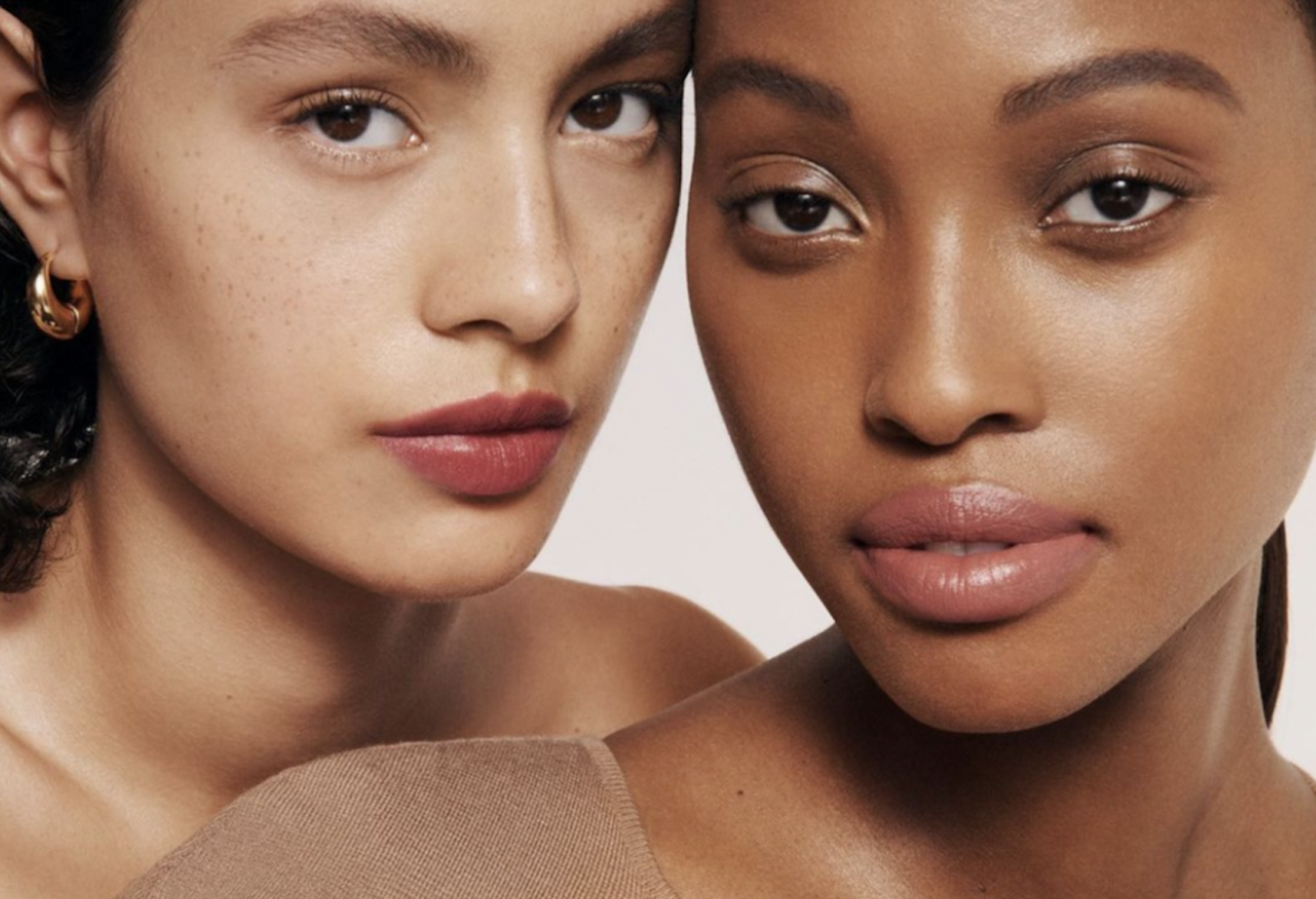 Two models in a Rose Inc. ad campaign