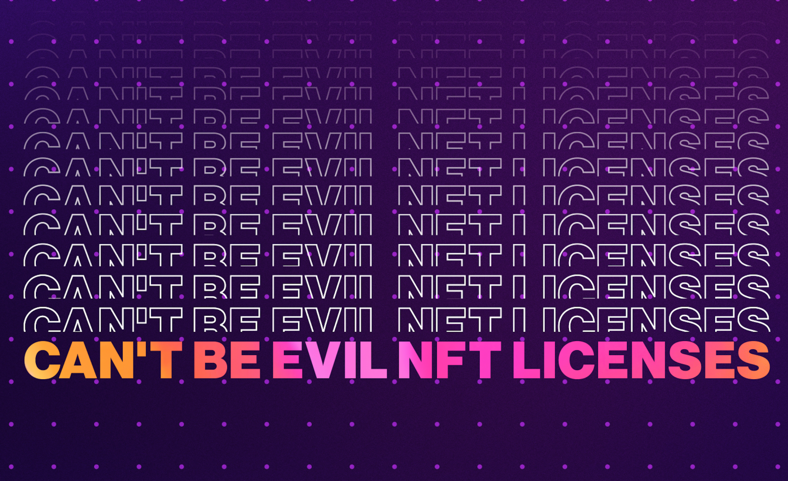 a16z's "Can't be evil NFT licenses"