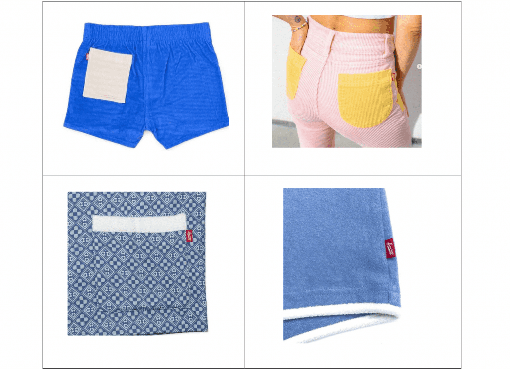 Hammies' shorts featuring red tabs