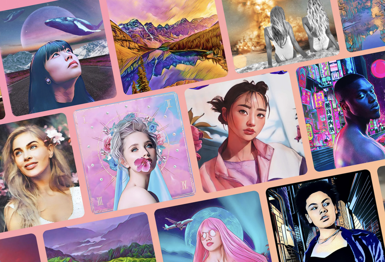 Images created using Lensa