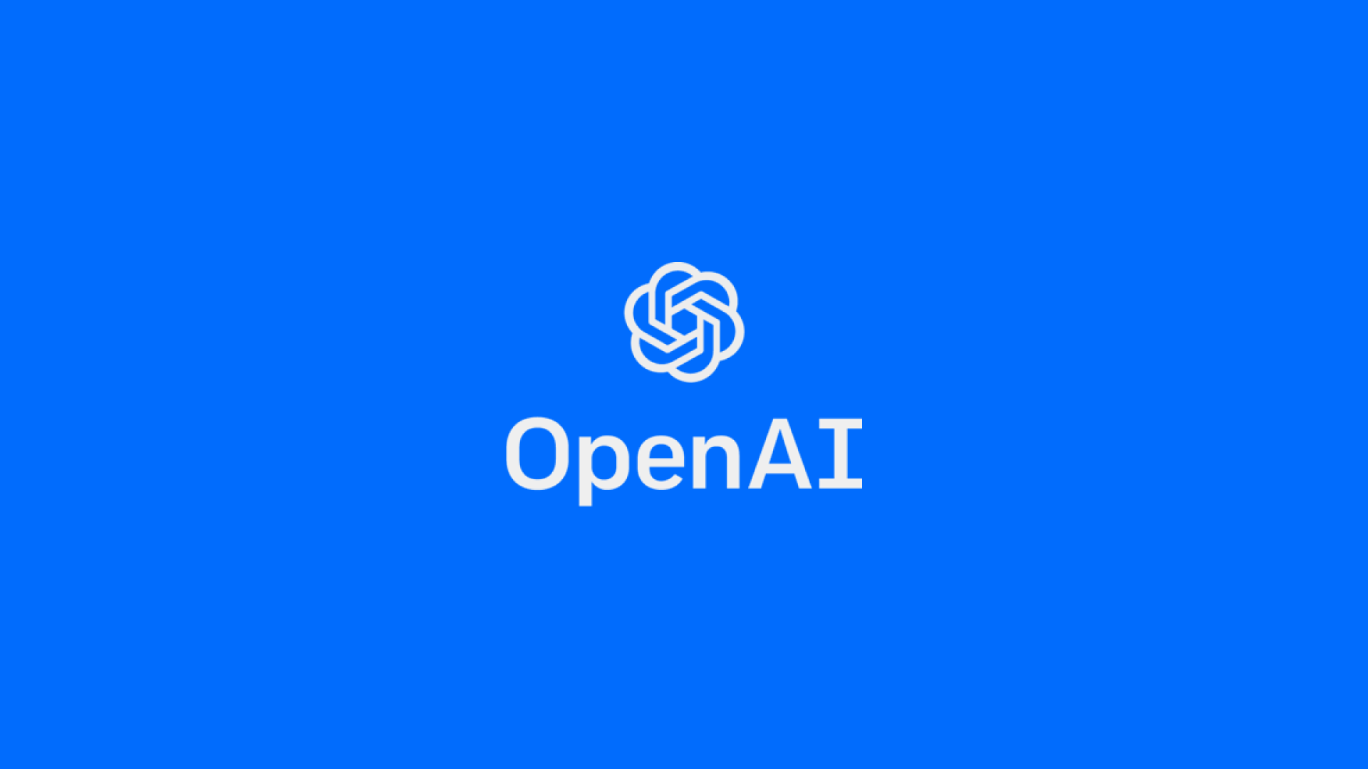 The logo of ChatGPT-creator OpenAI