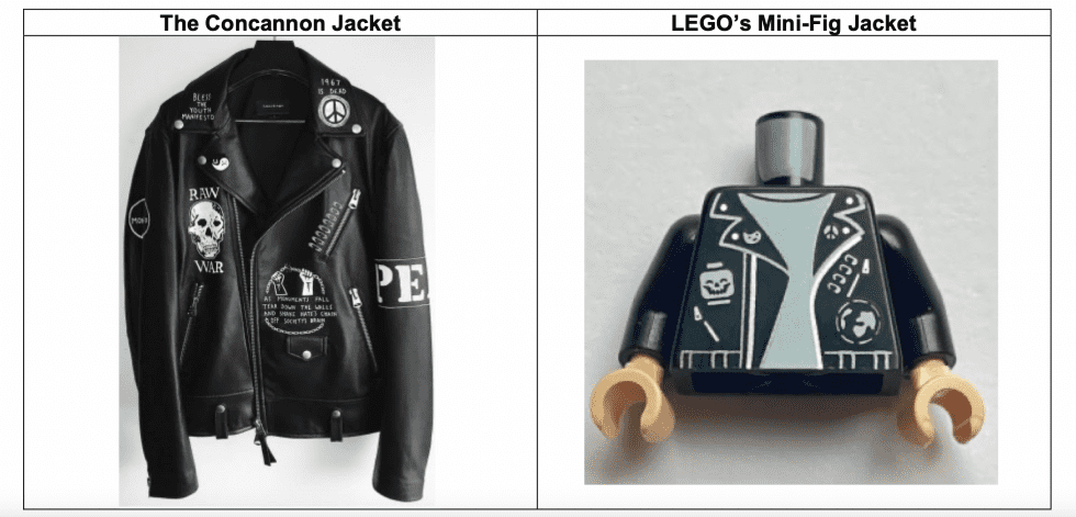 Concannon's jacket and Lego jacket