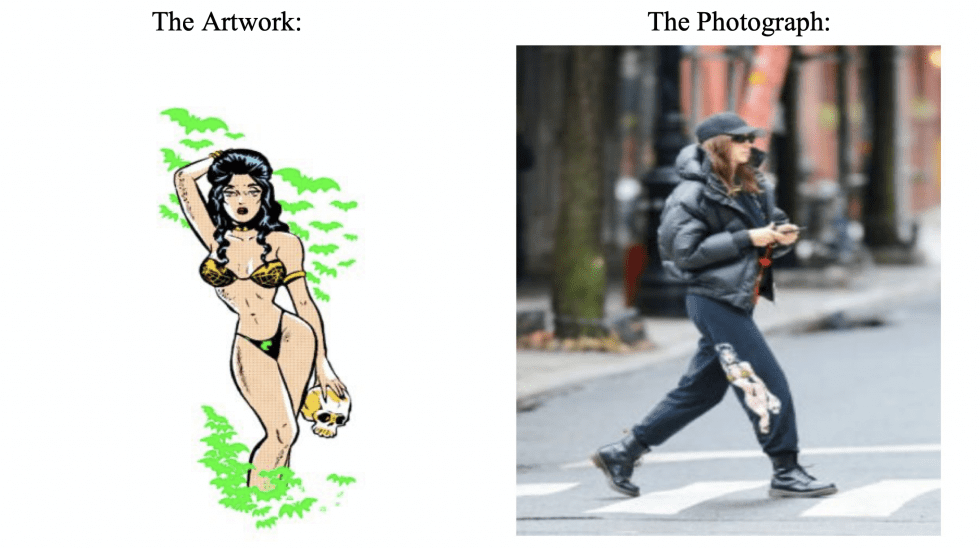 Deadly Doll illustration and the paparazzi photo