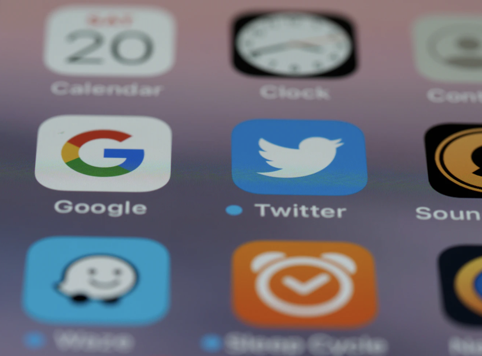 iPhone icons