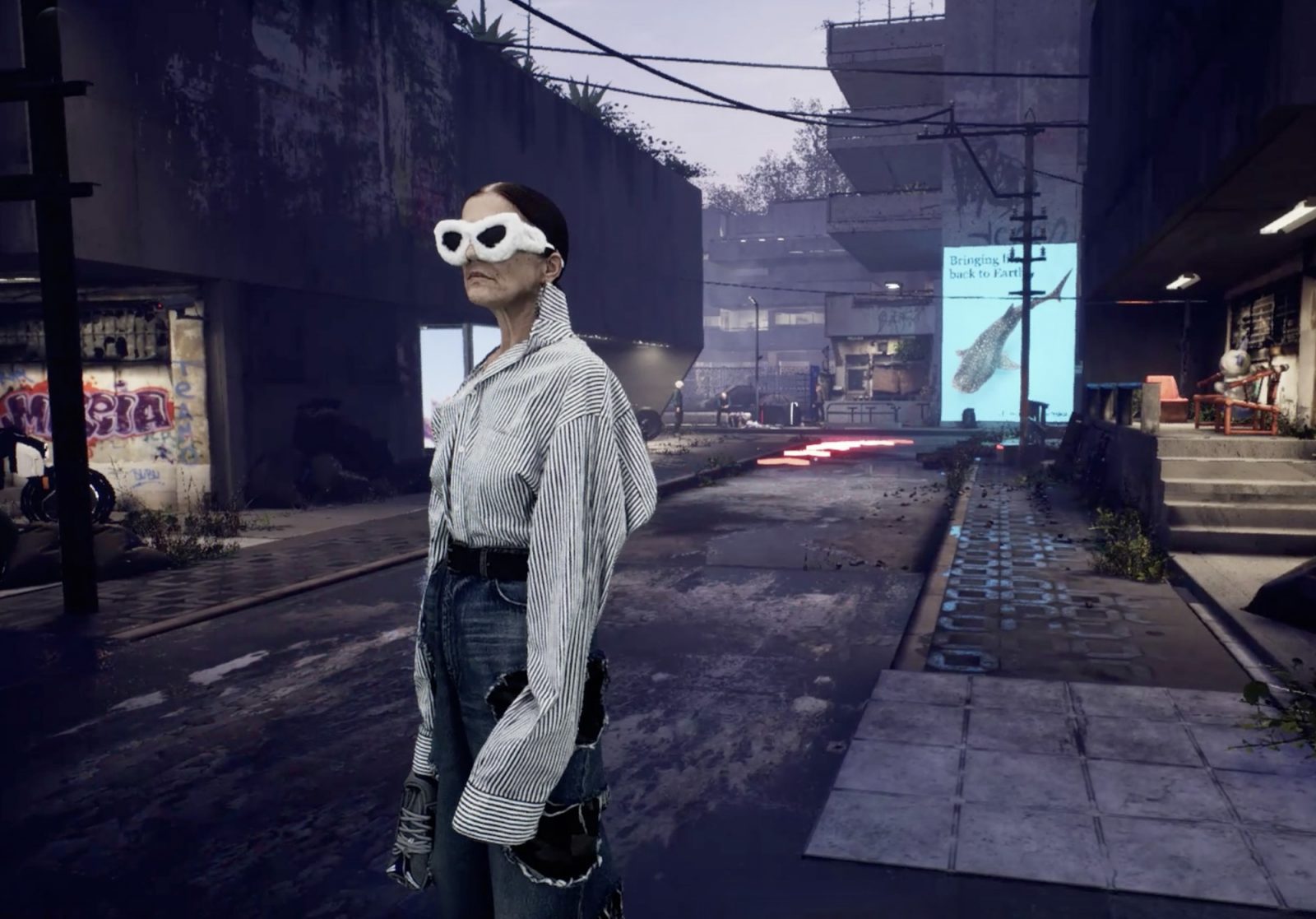 Balenciaga virtual fashion