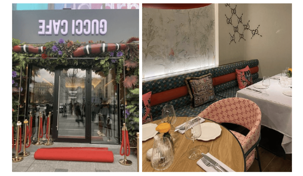 Gucci Cafe in Russia