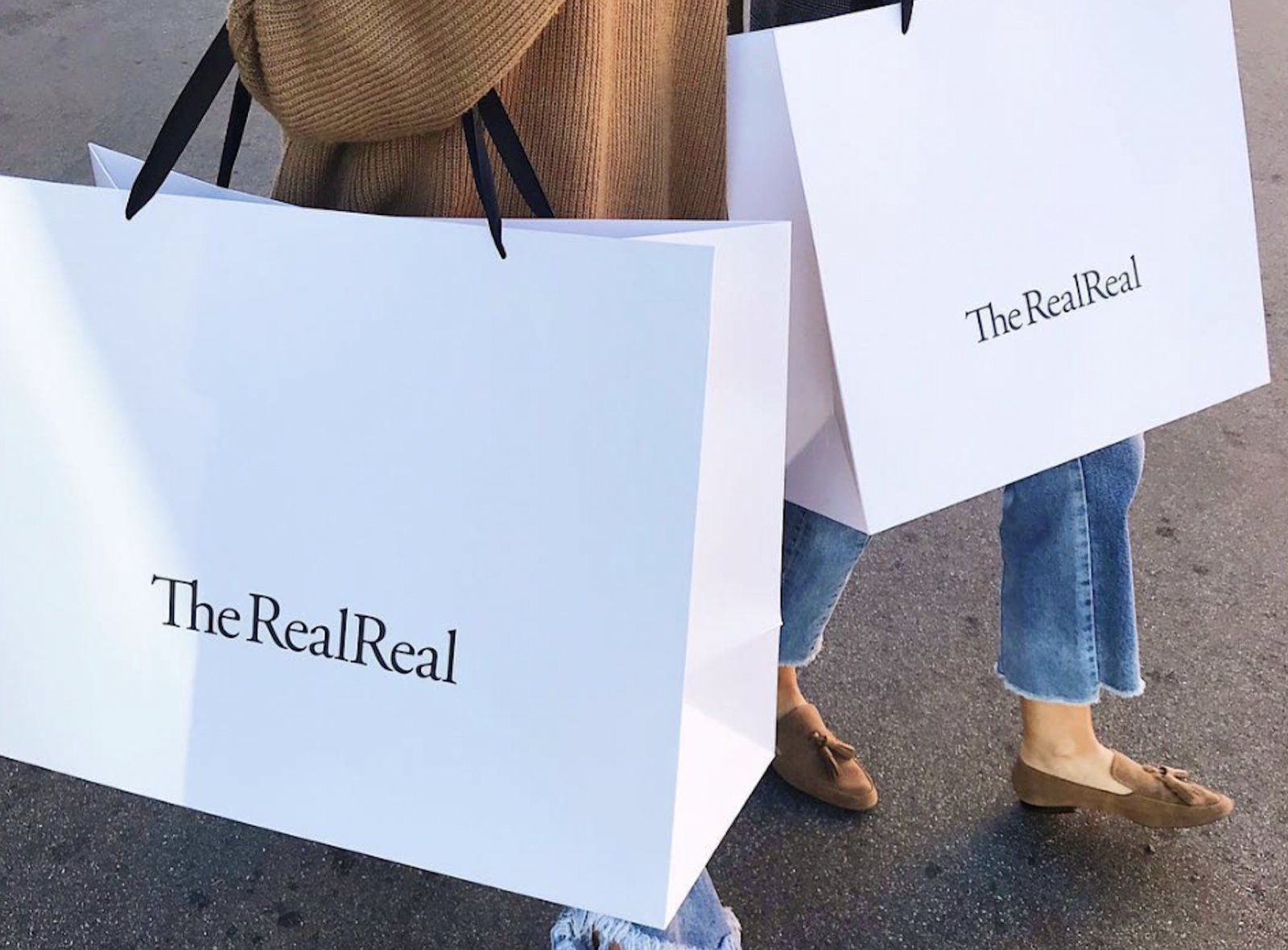 The RealReal shopping bags