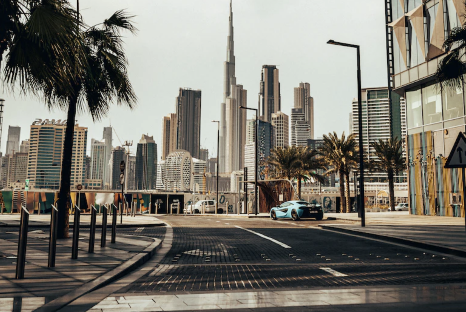 The skyline in Dubai