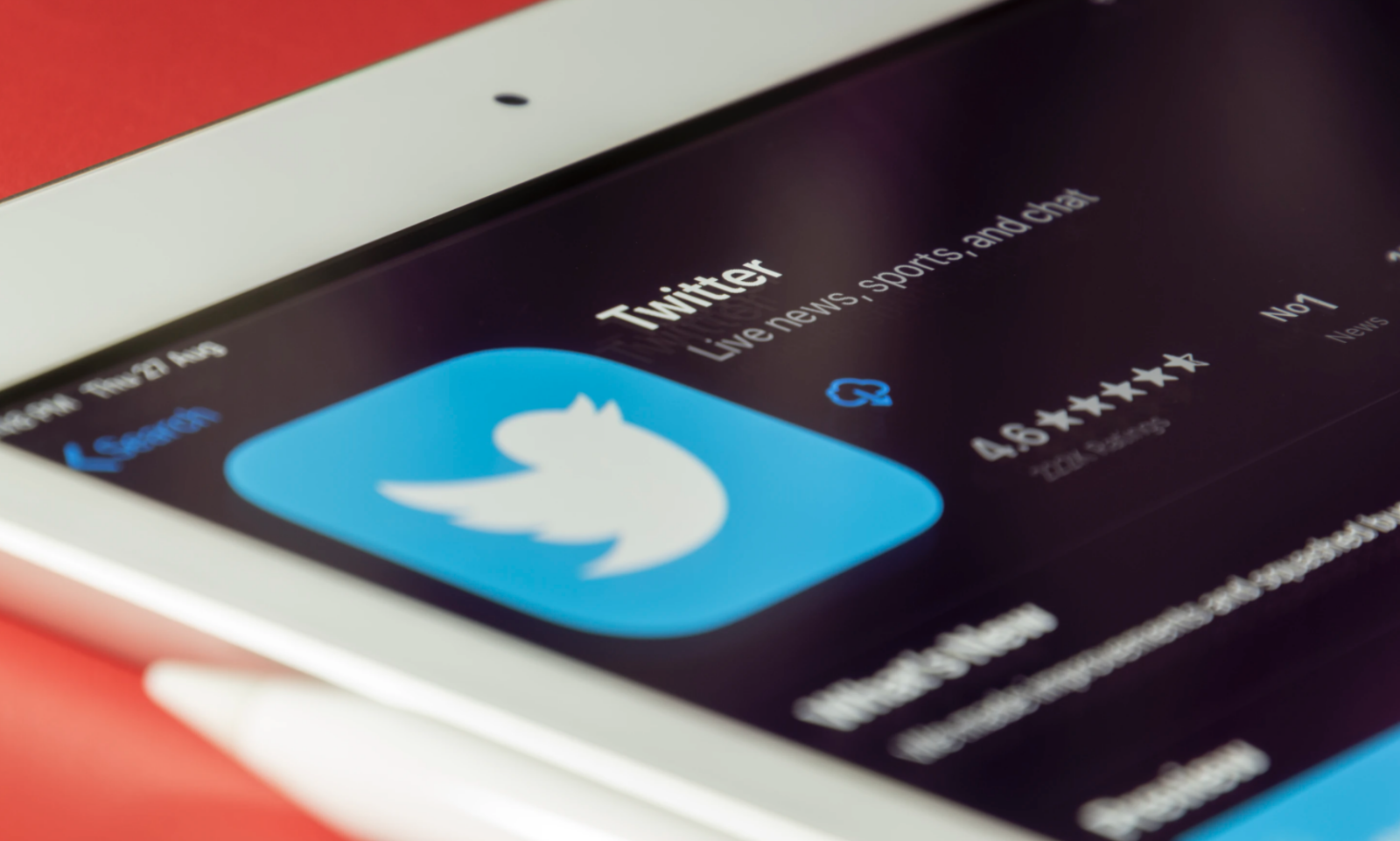 The old Twitter logo icon