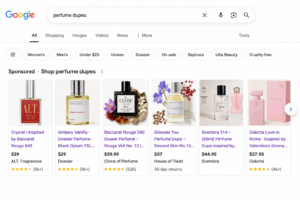 What Happens When AI Search Tools Recommend “Dupes”?